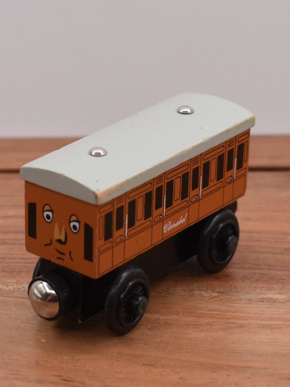 CLARABEL 2003 - Orange Nose THOMAS & FRIENDS Train Engine Wooden Railway Train